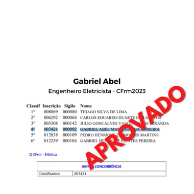 Print de depoimento de aluno