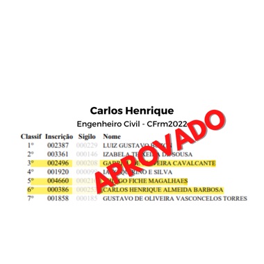 Print de depoimento de aluno